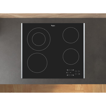 Whirlpool Варильна поверхня AKT 8130 BA Чорний Radiant vitroceramic Lifestyle frontal