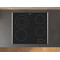 Whirlpool Hob AKT 8130 BA Black Radiant vitroceramic Frontal