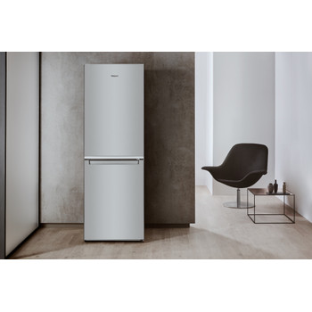 Whirlpool Hűtő/fagyasztó kombináció Szabadonálló W5 721E OX 2 Optic Inox 2 doors Lifestyle frontal
