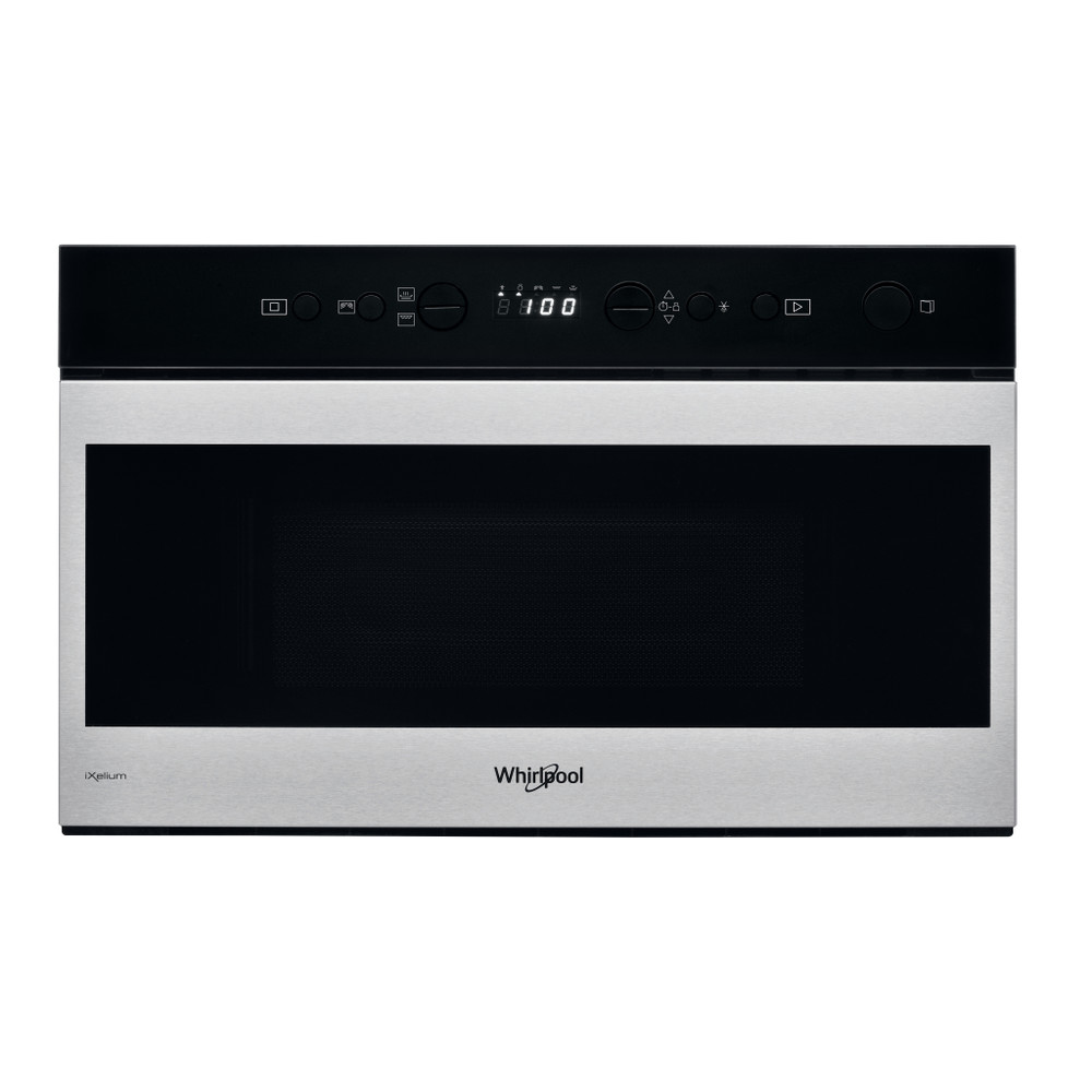 Whirlpool Mikrohullámú sütő Beépíthető W9 MN840 IXL Rozsdamentes acél Elektromos 22 Mikrohullám+Grill funkció 750 Frontal