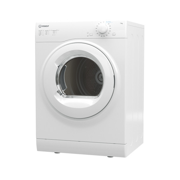 Indesit Dryer I1 D80W UK White Perspective