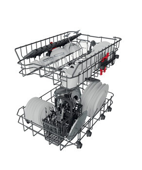 Whirlpool SupremeClean WSFE 2B19 X UK N Dishwasher A+++ 10