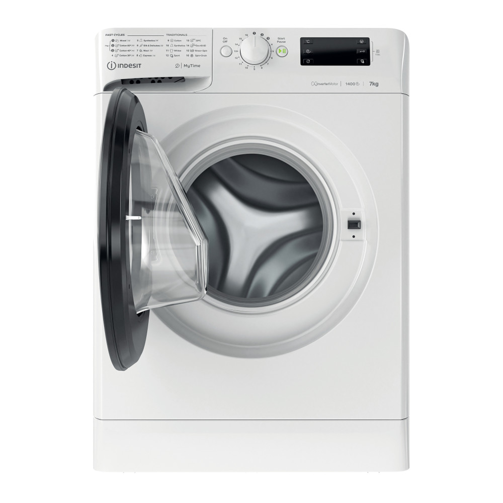 Indesit Perilica za rublje Samostojeći MTWE 71484 WK EE Bijela Prednje punjenje C Frontal open