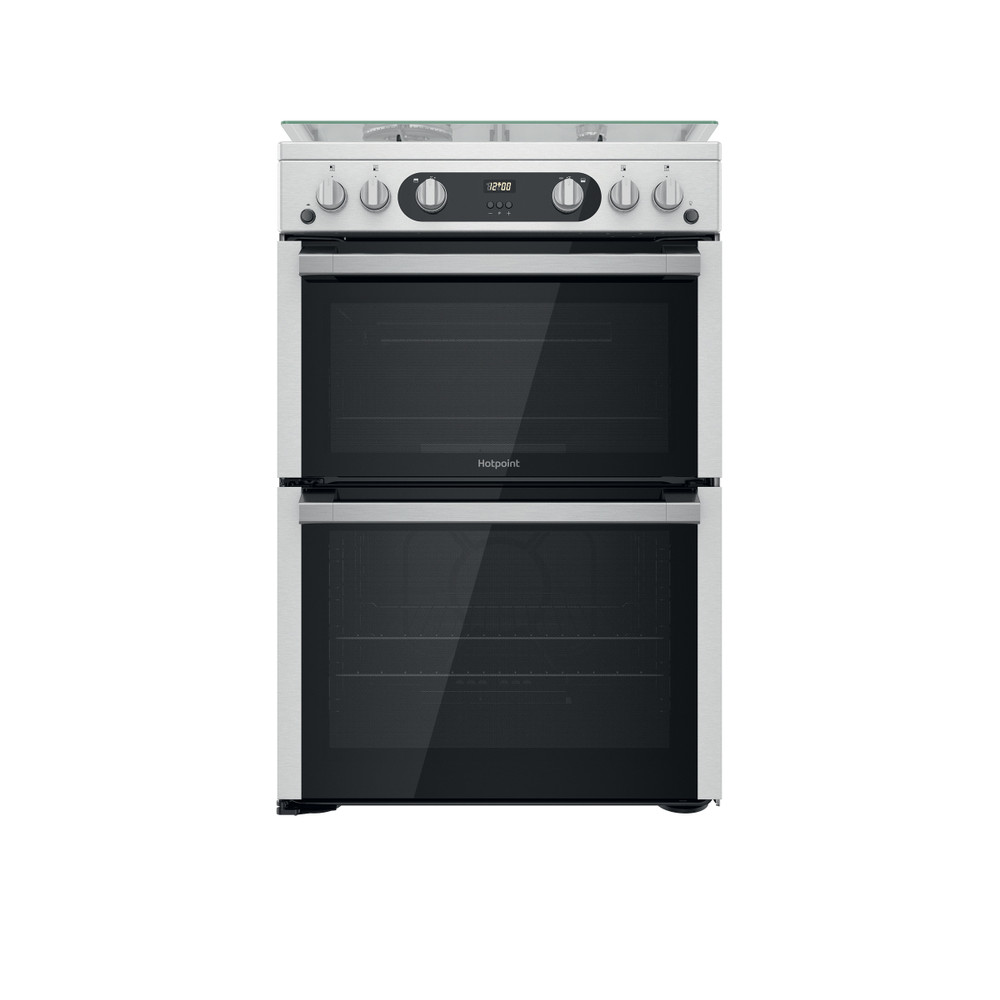 Hotpoint Double Cooker HDM67G0C2CX/U Inox A+ Frontal