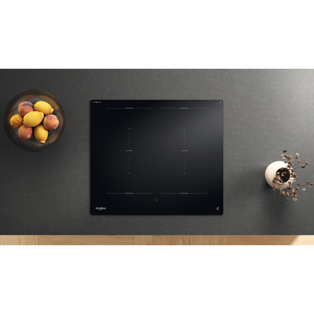 Whirlpool Table de cuisson WTX6019DCF Noir Induction vitroceramic Lifestyle frontal