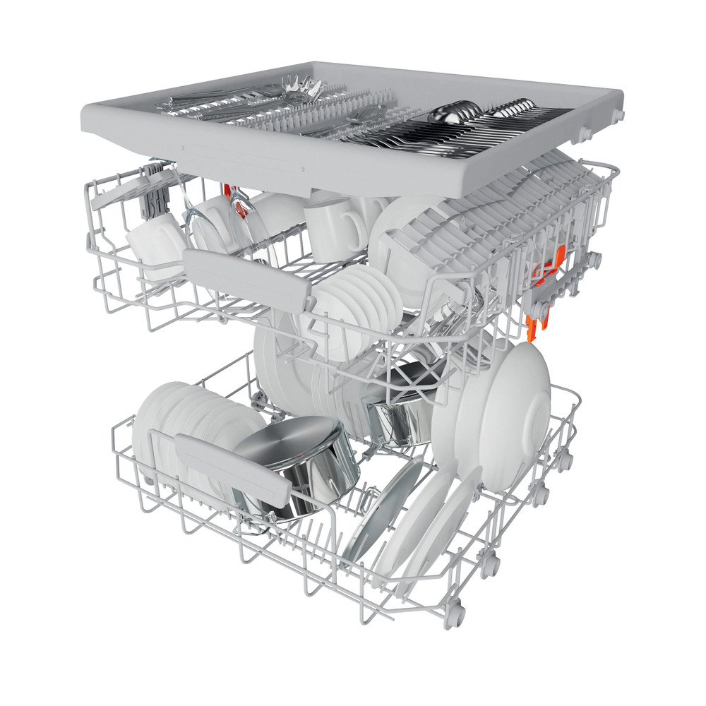 Hotpoint_Ariston Lavavajillas Libre instalación HFC 3C26 F Libre instalación E Technical Translucent