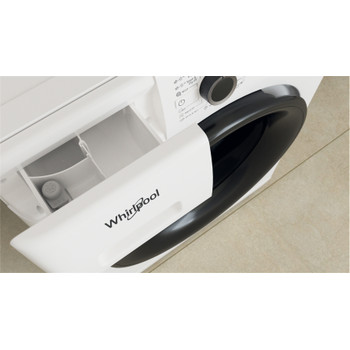 Whirlpool Mosó-szárító Szabadonálló FWDG 861483 WBV EE N Fehér Elöltöltős Drawer