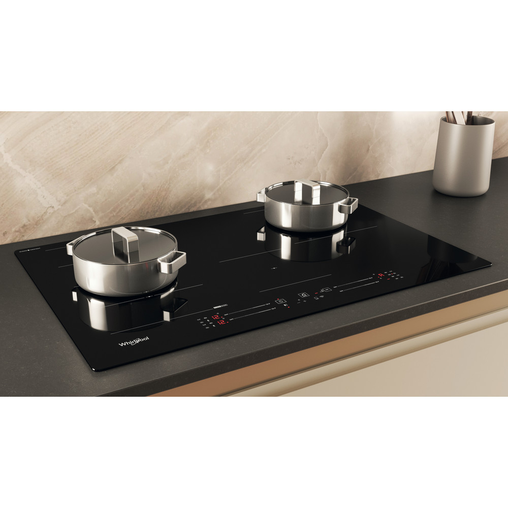 Whirlpool Plită WF S7977 CPNE Negru Induction vitroceramic Lifestyle perspective