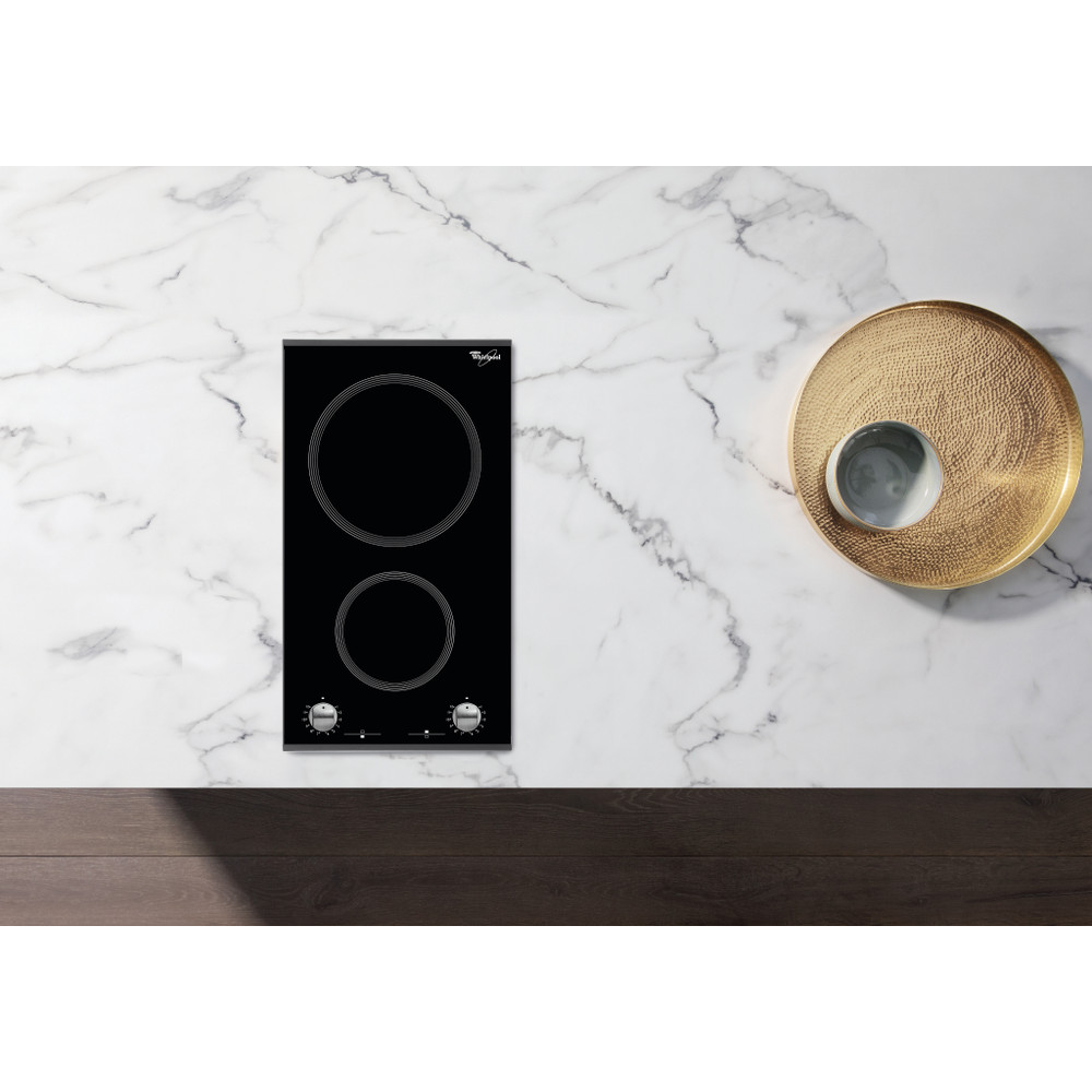 Whirlpool Varná deska AKT 360/IX Černá Radiant vitroceramic Lifestyle frontal