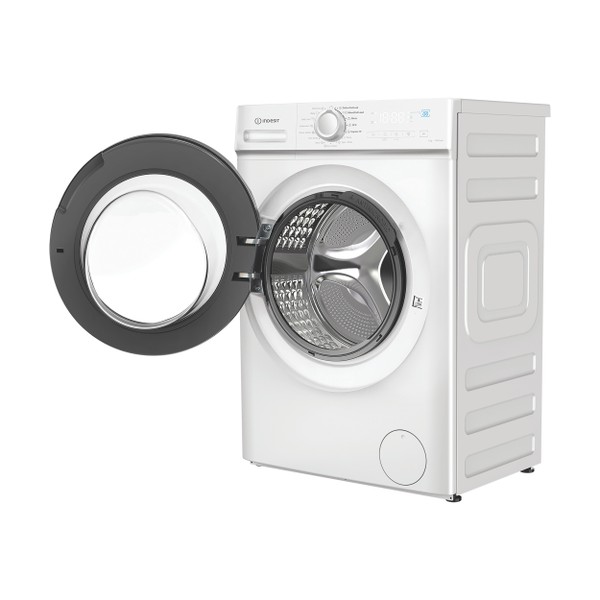 Indesit Veļas mazgājamā mašīna Brīvi stāvošs IMA 864 MY TIME EE Balts Priekšējās ielādes A Perspective open