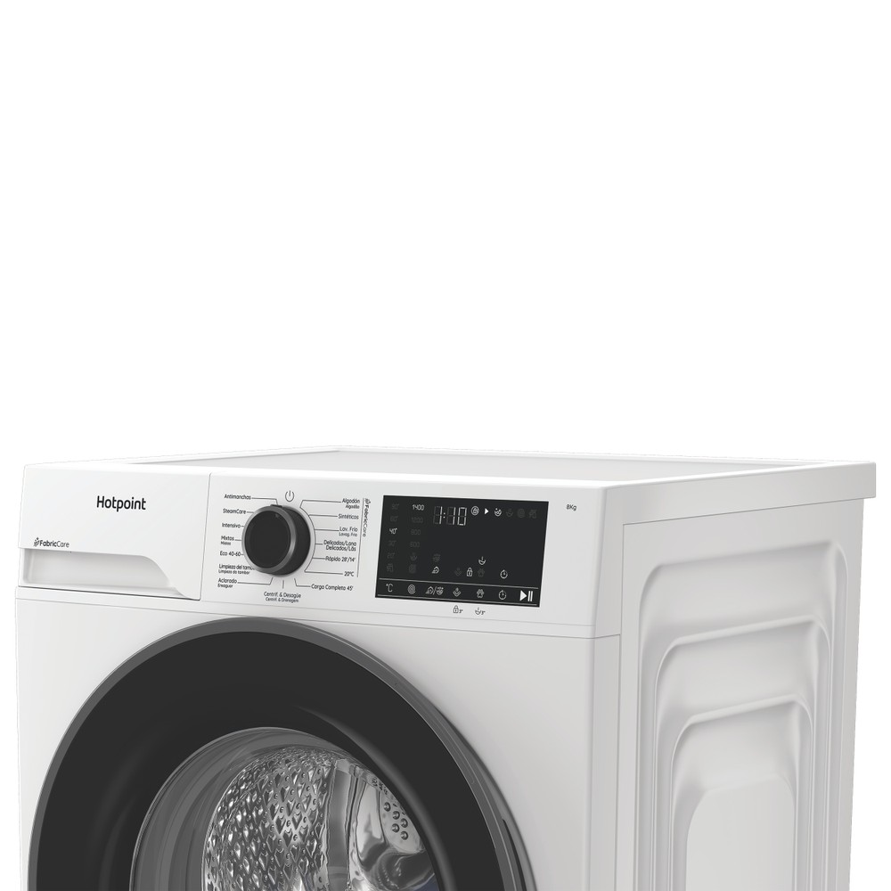 Hotpoint Lavadora Libre instalación HB 83 CARE SPT Blanco Cargador frontal A Lifestyle control panel