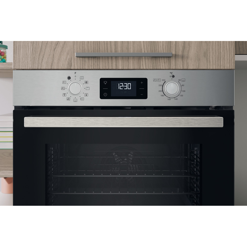 Indesit Φούρνος Εντοιχιζόμενο IO K78PU X Ηλεκτρική A++ Lifestyle control panel