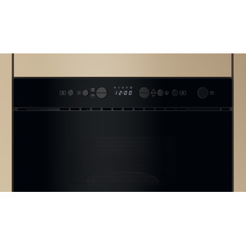 Whirlpool Micro-ondas Encastre WMN14BB Preto Eletrónico 22 MO + Função Grill 750 Control panel