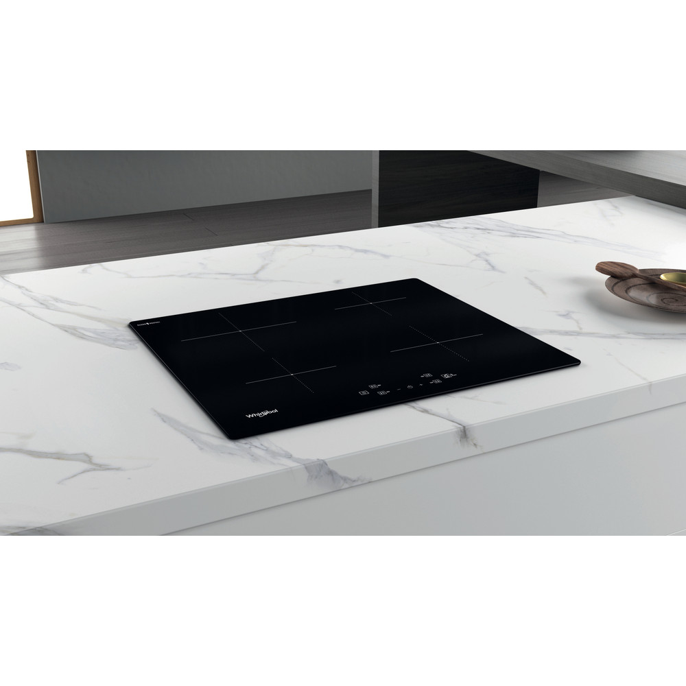 Whirlpool Kookplaat WS Q3560 CPNE Zwart Induction vitroceramic Lifestyle perspective