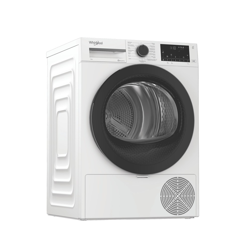 Whirlpool Droger C WD1 94M WBS BE Wit Perspective