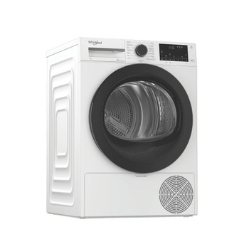 Whirlpool Droger C WD1 94M WBS BE Wit Perspective