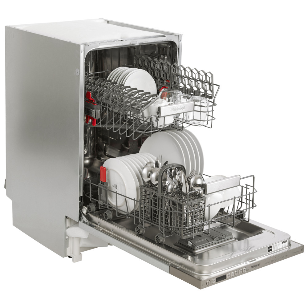 Whirlpool Diskmaskin Inbyggda WSIO 3T223 PE X Full-integrated A++ Perspective open