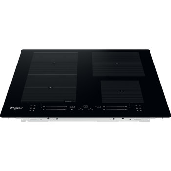 Whirlpool Table de cuisson WF S0160 NE Noir Induction vitroceramic Frontal top down