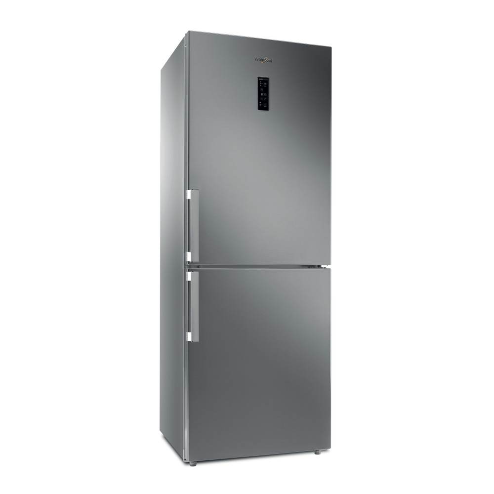 Whirlpool Kombinirani hladnjak Samostojeći WB70E 973 X Optički Inox 2 doors Perspective