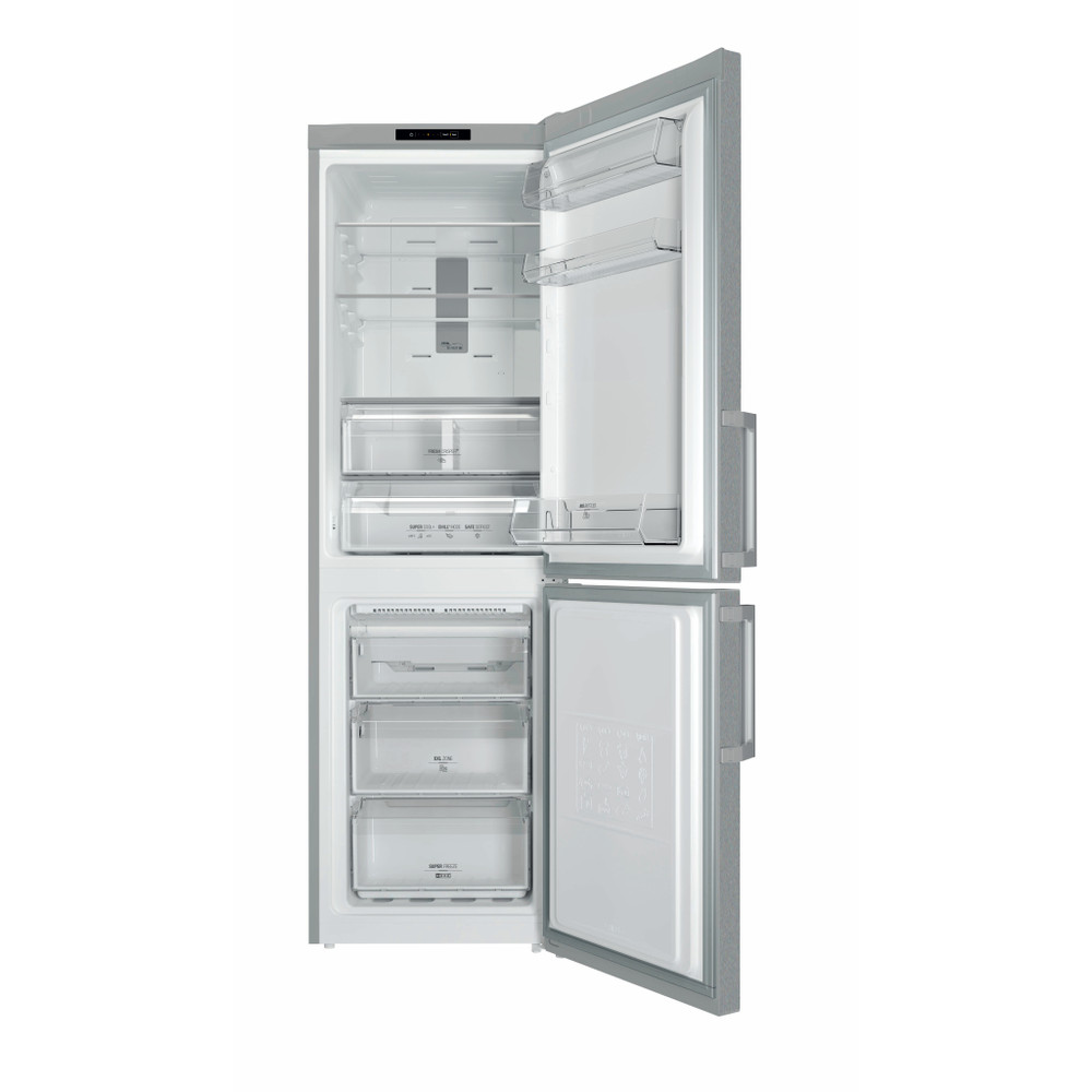 Ariston Fridge Freezer Free-standing XA8 T1I XH Inox 2 doors Frontal open