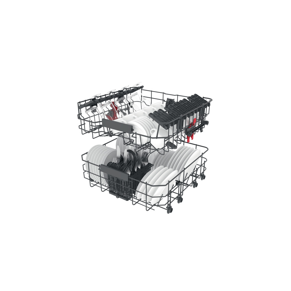 Whirlpool Mosogatógép Szabadonálló WRFC 3C26 X Szabadonálló E Technical Translucent