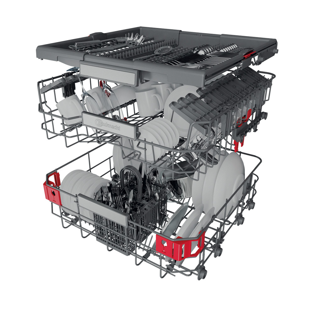 Bauknecht Dishwasher Inbouw B0I D541A S Volledig geïntegreerd C Drawer