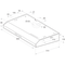 Whirlpool HOOD Built-in WSLK 95 LS G Grey Wall-mounted Mechanical Frontal