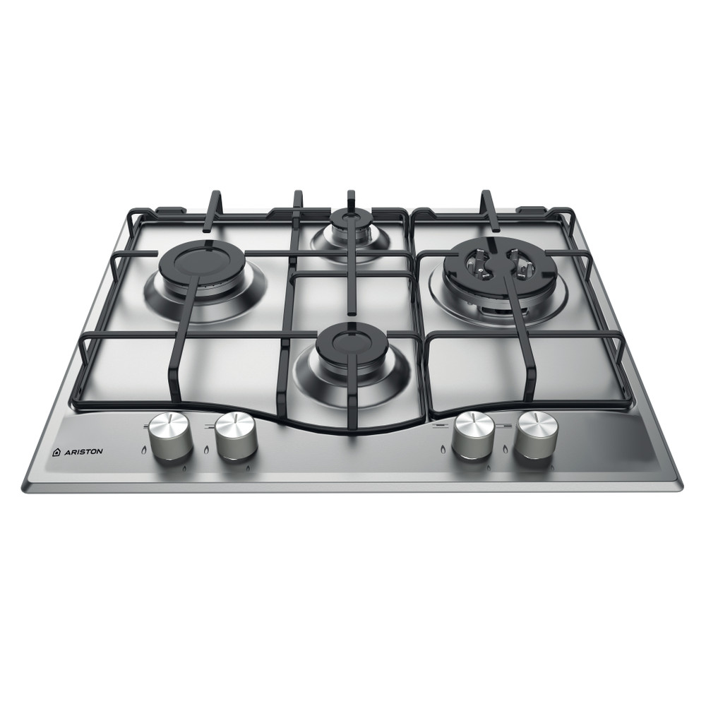 Ariston HOB PCN 642 T/IX/A Inox GAS Frontal top down