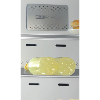 Whirlpool Combiné réfrigérateur congélateur Pose-libre W9 821D OX H 2 Optic Inox 2 portes Filter