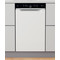 Whirlpool Astianpesukone Kalusteisiin sijoitettava WSUO 3O23 PF Työtason alle E Frontal
