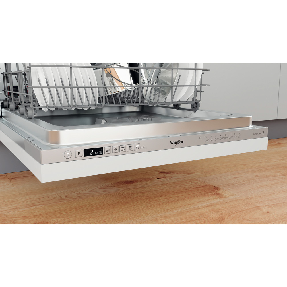 Whirlpool Dishwasher Built-in WIC 3C33 PFE UK Full-integrated D Lifestyle control panel