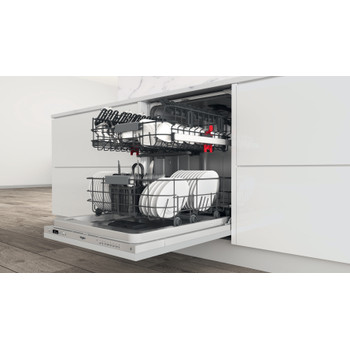 Whirlpool Lave-vaisselle Encastrable WKIC 3C26 Tout intégrable E Lifestyle perspective open