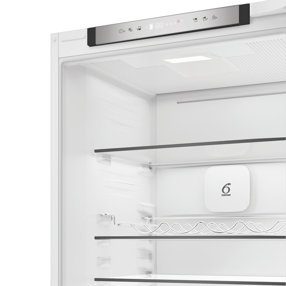 Whirlpool Kombinovaná chladnička s mrazničkou Vstavané WHK2 5292 B4E Zinc Metal 2 doors Control panel