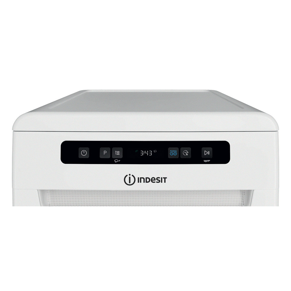 Indesit Trauku mazgājamā mašīna Brīvi stāvošs IN2FD10CS70W Brīvi stāvošs D Control panel