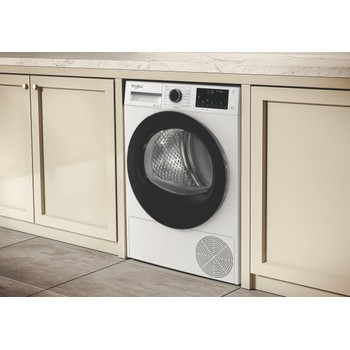 Whirlpool Droger C WD1 84M WBS BE Wit Lifestyle perspective