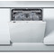 Whirlpool Dishwasher Vgradni WIC 3C23 PEF Povsem vgrajen E Perspective open