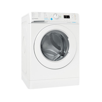 Indesit Lavadora Libre instalación BWA 81285X W SPT N Blanco Cargador frontal B Perspective