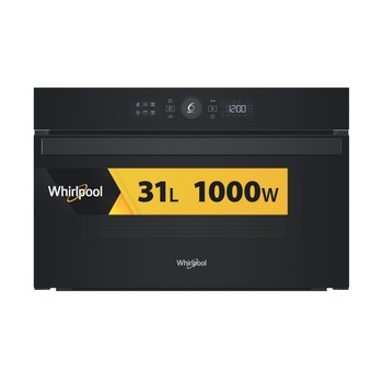 Whirlpool Mikrohullámú sütő Beépíthető WMD44MB Fekete Elektromos 31 Mikrohullám+Grill funkció 1000 Frontal