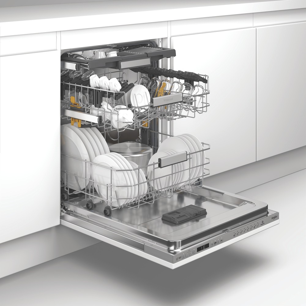 Whirlpool Посудомийна машина Вбудований (-а) WH7ITB14B3N6LW Вбудована B Lifestyle perspective open