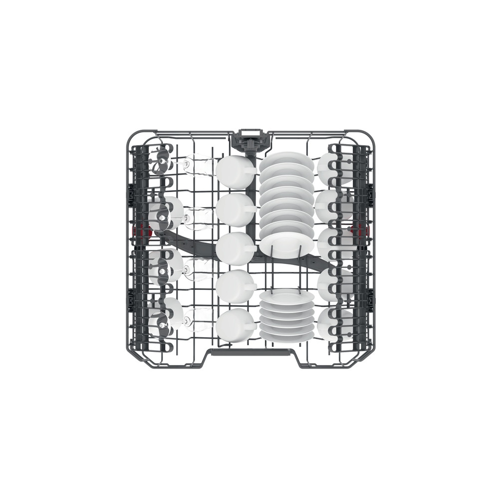 Whirlpool Vaatwasser Vrijstaand WFC 3C34  AP X Vrijstaand D Rack