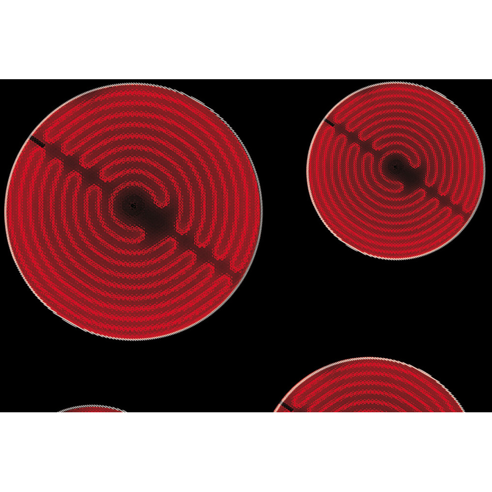 Whirlpool Kookplaat AKM 9010/NE Zwart Radiant vitroceramic Heating element