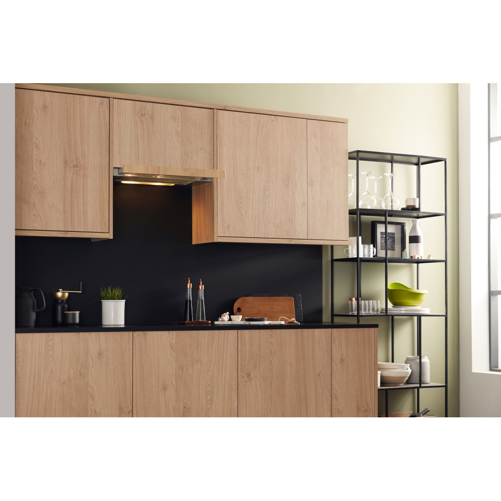 Bauknecht Hotte Appareil encastrable DBAH 65 LM X Gris Appareil encastrable Mécanique Lifestyle perspective