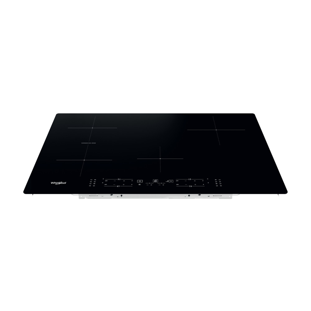 Whirlpool Table de cuisson WB B4877 NE Noir Induction vitroceramic Frontal top down