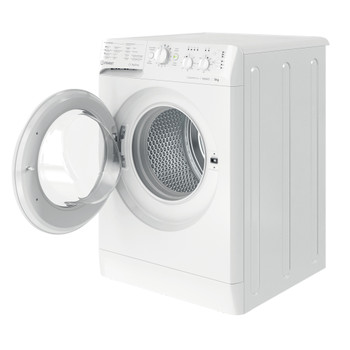 Indesit Lavadora Libre instalación MTWC 91083 W SPT Blanco Cargador frontal D Perspective open