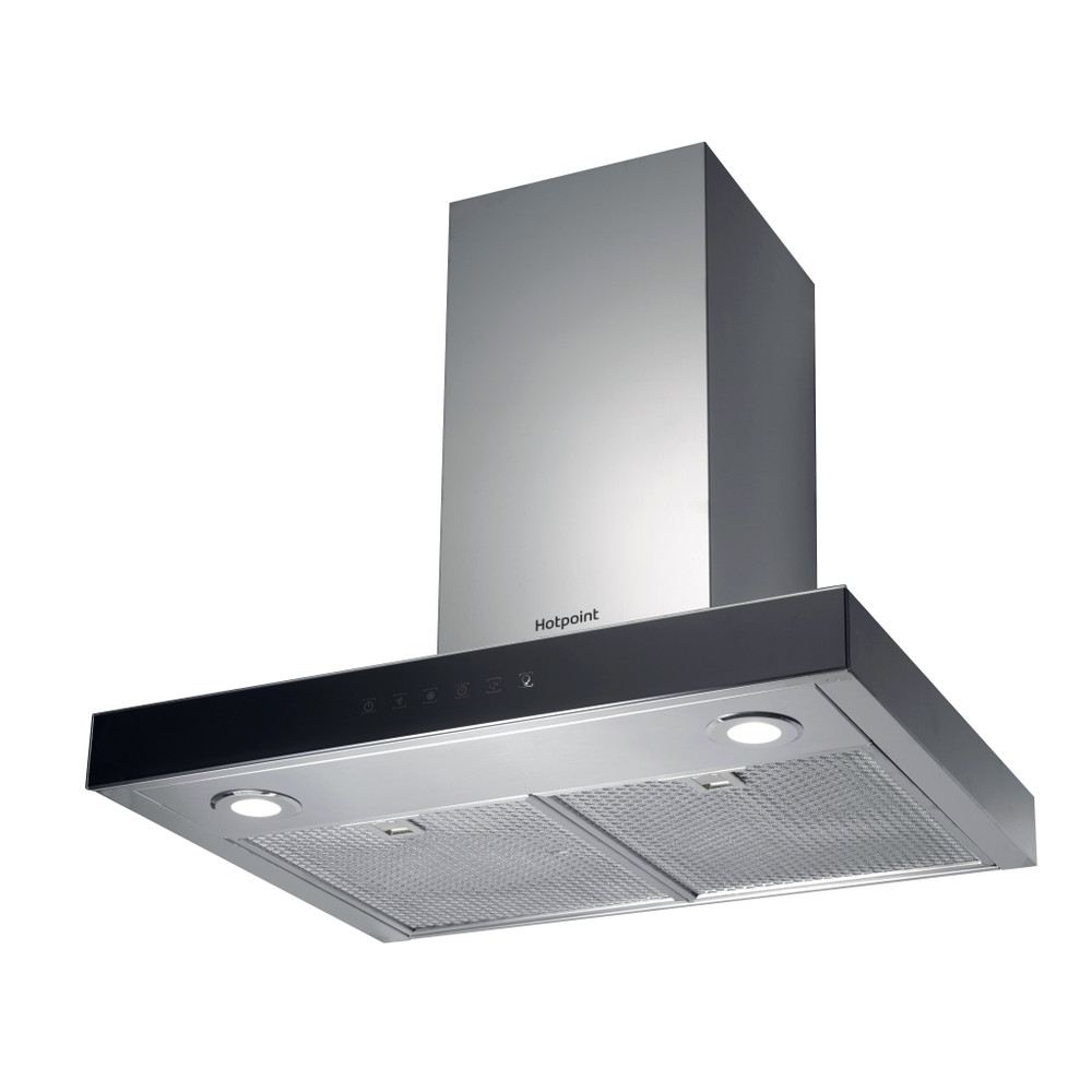 Hotpoint Campana Incorporado PHBS6.8FLTIX/1 Inox Wall-mounted Electrónico Perspective
