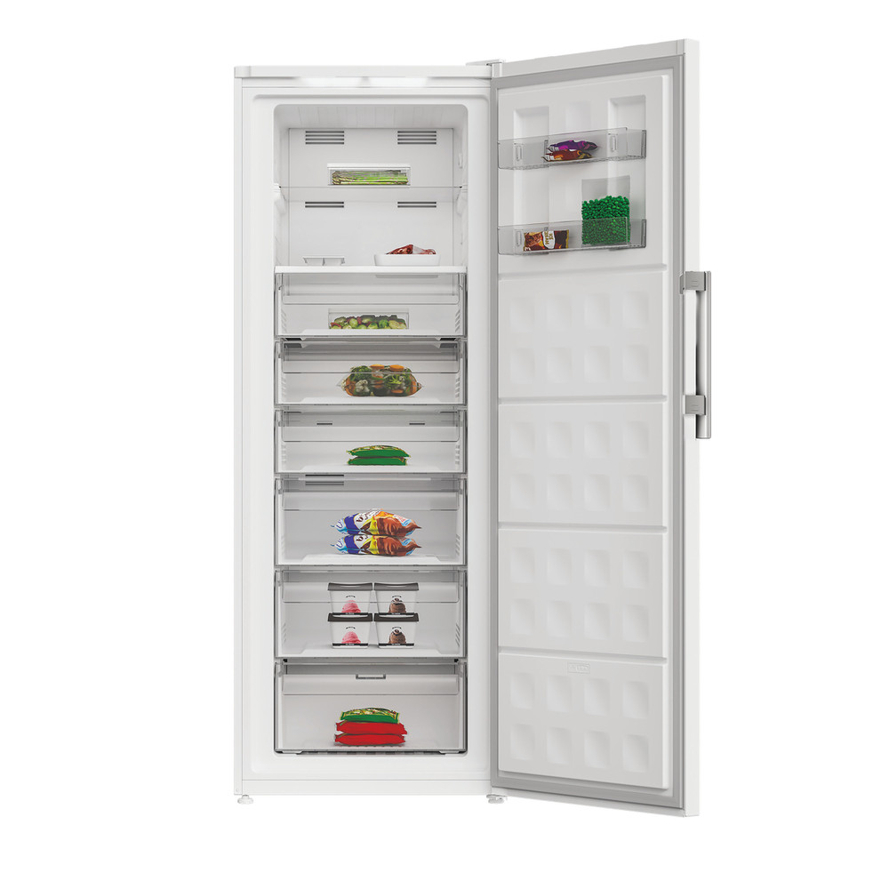 Hotpoint Congélateur Pose-libre HPAFF 6403 W4E White - ARC P1 Lifestyle frontal open