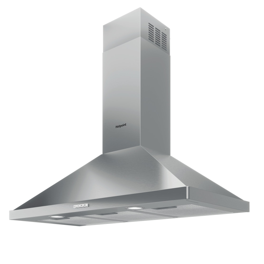 Hotpoint HOOD Built-in PHPN9.5FLMX/1 Inox Wall-mounted Mechanical Perspective