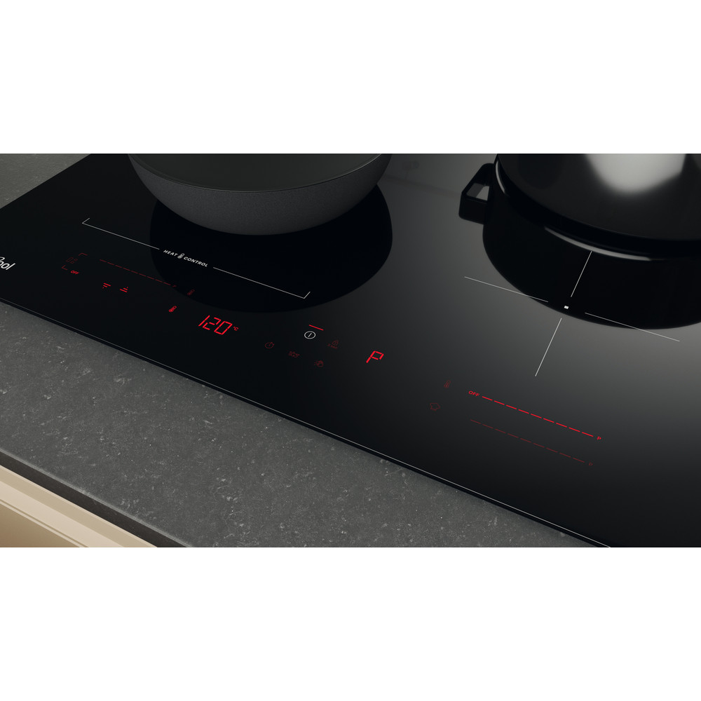 Whirlpool Table de cuisson WTX6014DCF Noir Induction vitroceramic Control panel