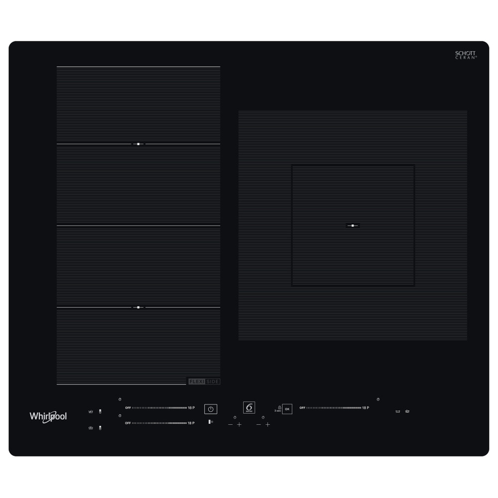 Whirlpool Encimera WF S9560 NE Negro Induction vitroceramic Frontal