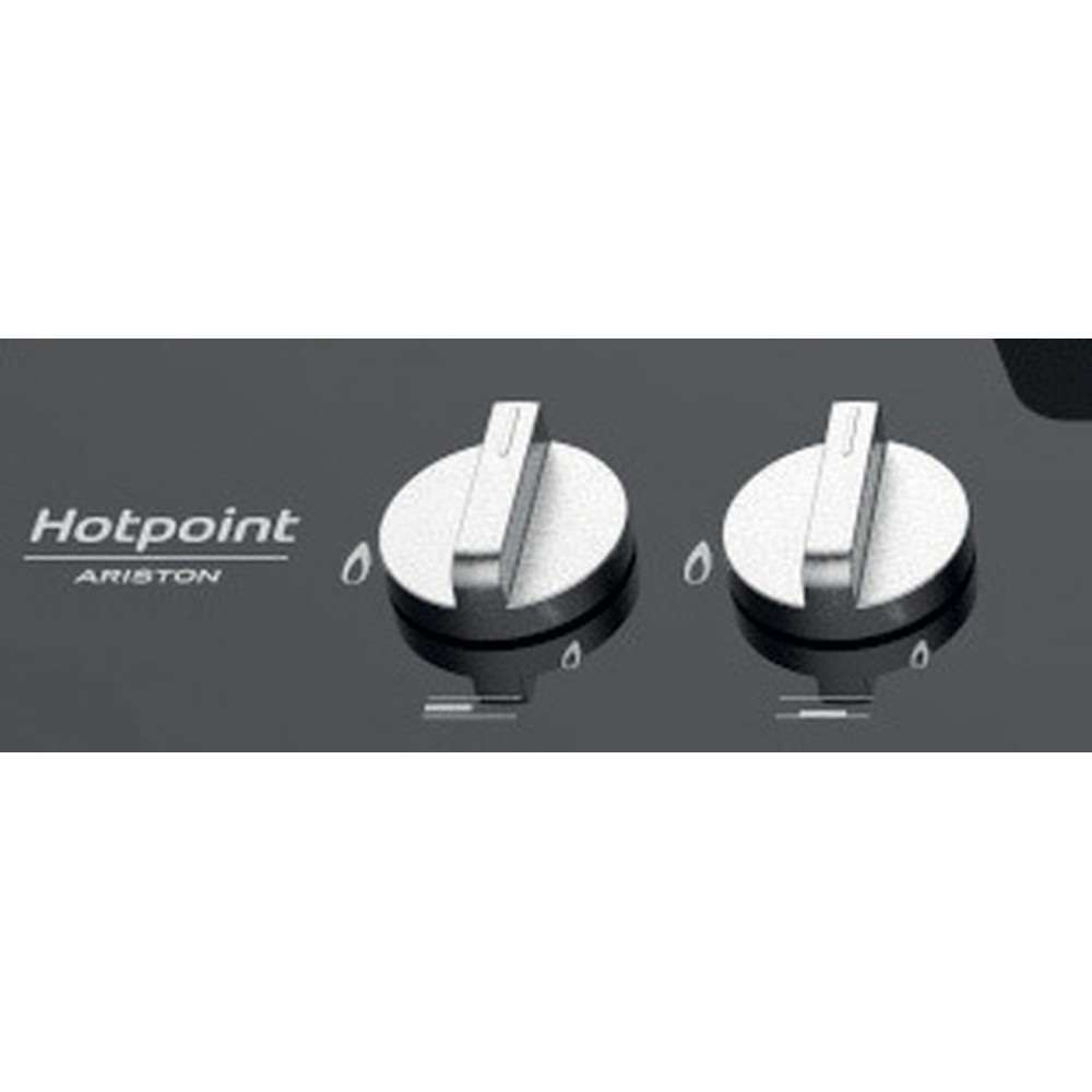 Hotpoint_Ariston Печка FTGHG 641 D/HA(BK) Черно Газова Control panel